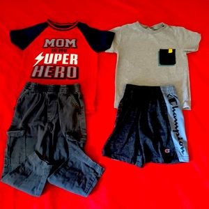 4 pieces bundle, including Champion, Jarvis Archer, Garanimals